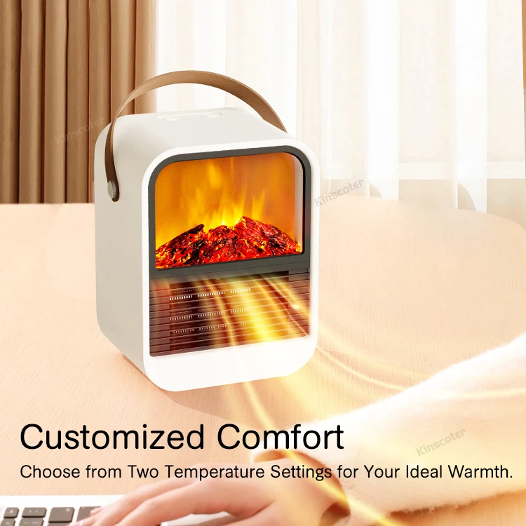 New Arrivals Fireplace Heater Bathroom Overheat Protection Ceramic PTC Electric Fan Heater Mini Room Air Fan Heater