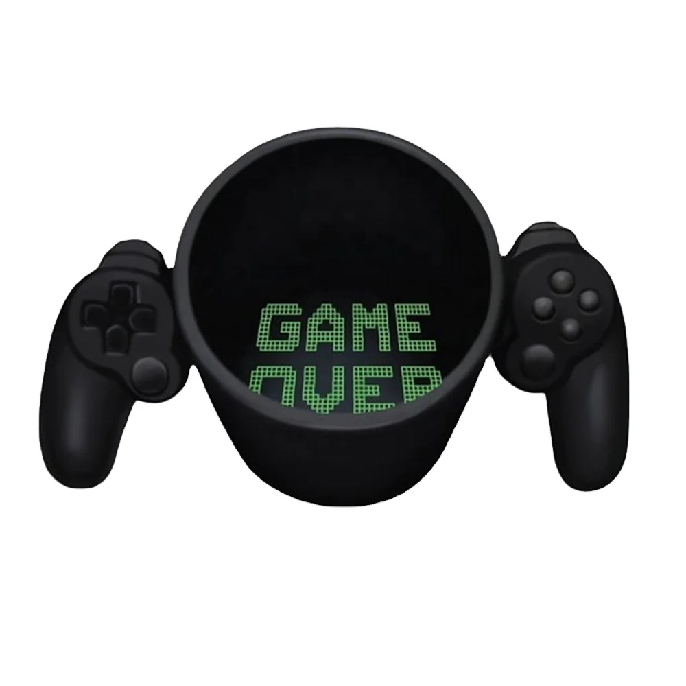 Керамический игровой контроллер Game Over Mug, чайная и кофейная чашка, подарок для любителей дома и офиса, профессиональная Прямая поставка, агент Taobao