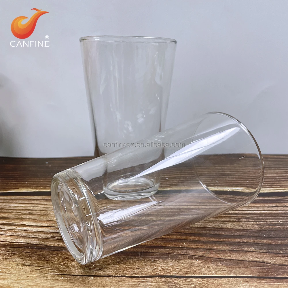 High Borosilicate Glass Home Glassware Glass Water Juice Cups Tumbler Decal Printing Drinking Glass Mug