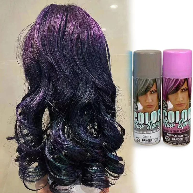 Хэллоуин унисекс Домашнее использование полностью спрей краска для волос цвет без аммиака