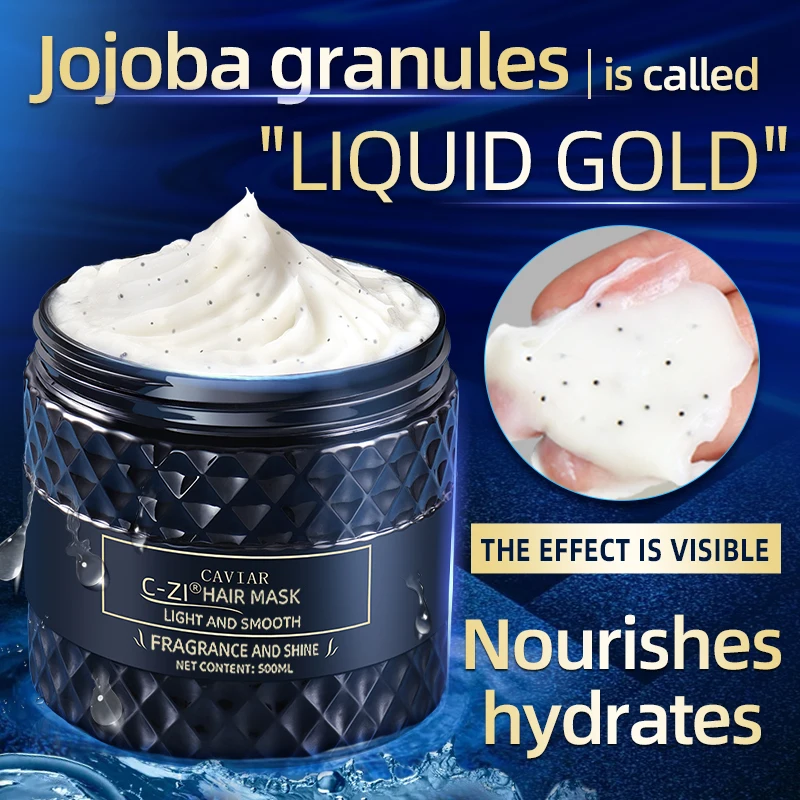 Collagen Caviar Smoothing Nourishing Hair Conditioner Mask Peptides Hair Treatment Repair Hair Masque