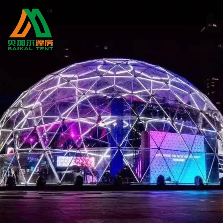 30 meters large outdoor dome greenhouse geodesic large Mongolian Baoge hotel tent