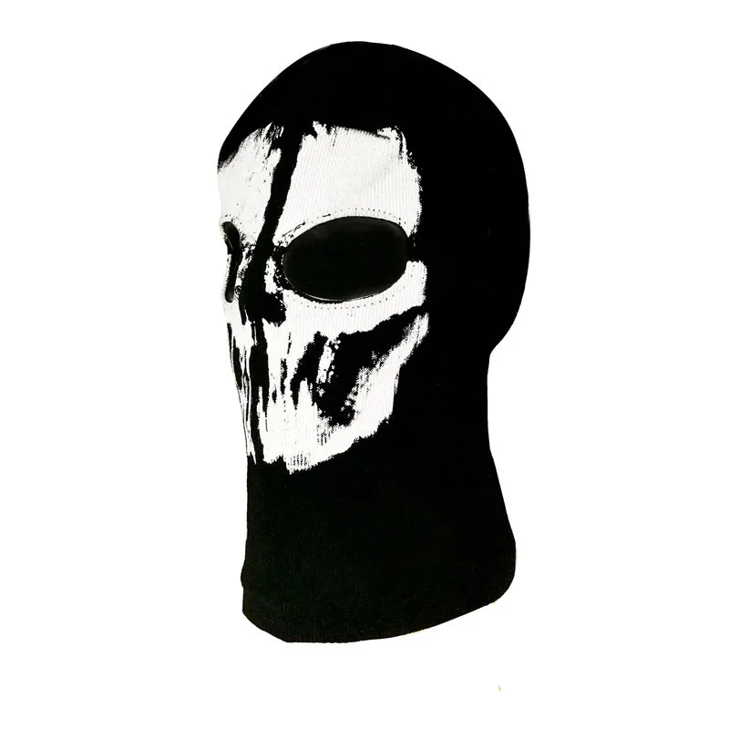 European American hip hop grimace skull print warm personality knit pullover hat