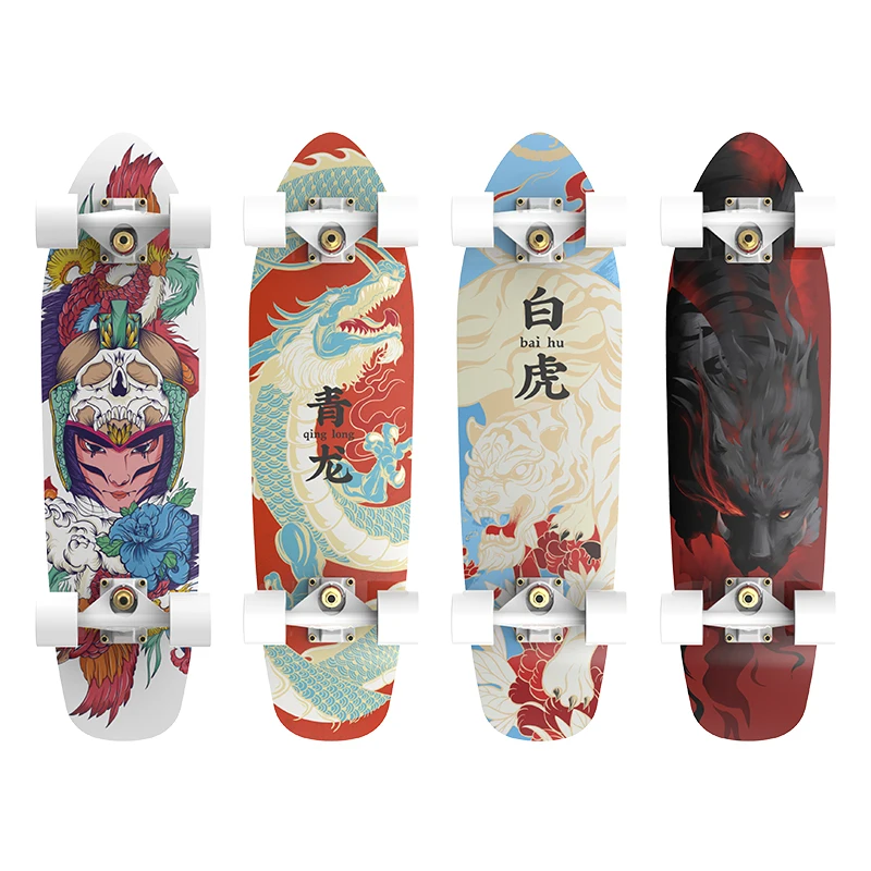 7 слоев Канадского Клена surfskate б/у палуба с обслуживанием