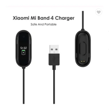 Оригинальный USB-кабель для зарядки Xiaomi Mi Band 4 3 портативное зарядное устройство аксессуары