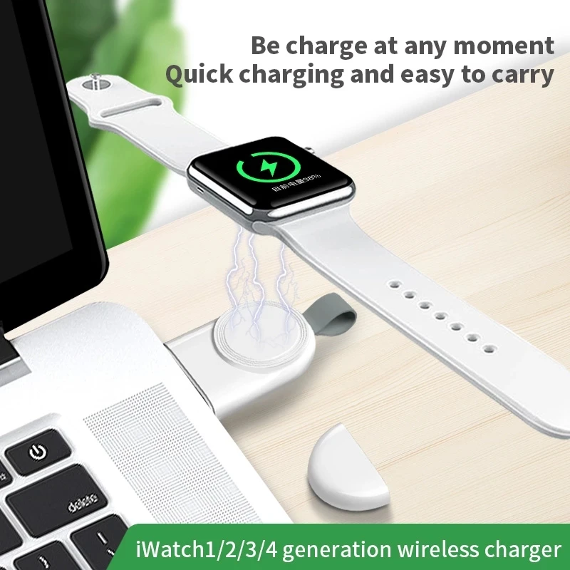 Портативное беспроводное зарядное устройство для IWatch 6 SE 5 4 зарядная док-станция USB-кабель зарядного устройства app-le Watch Series 3 2 1