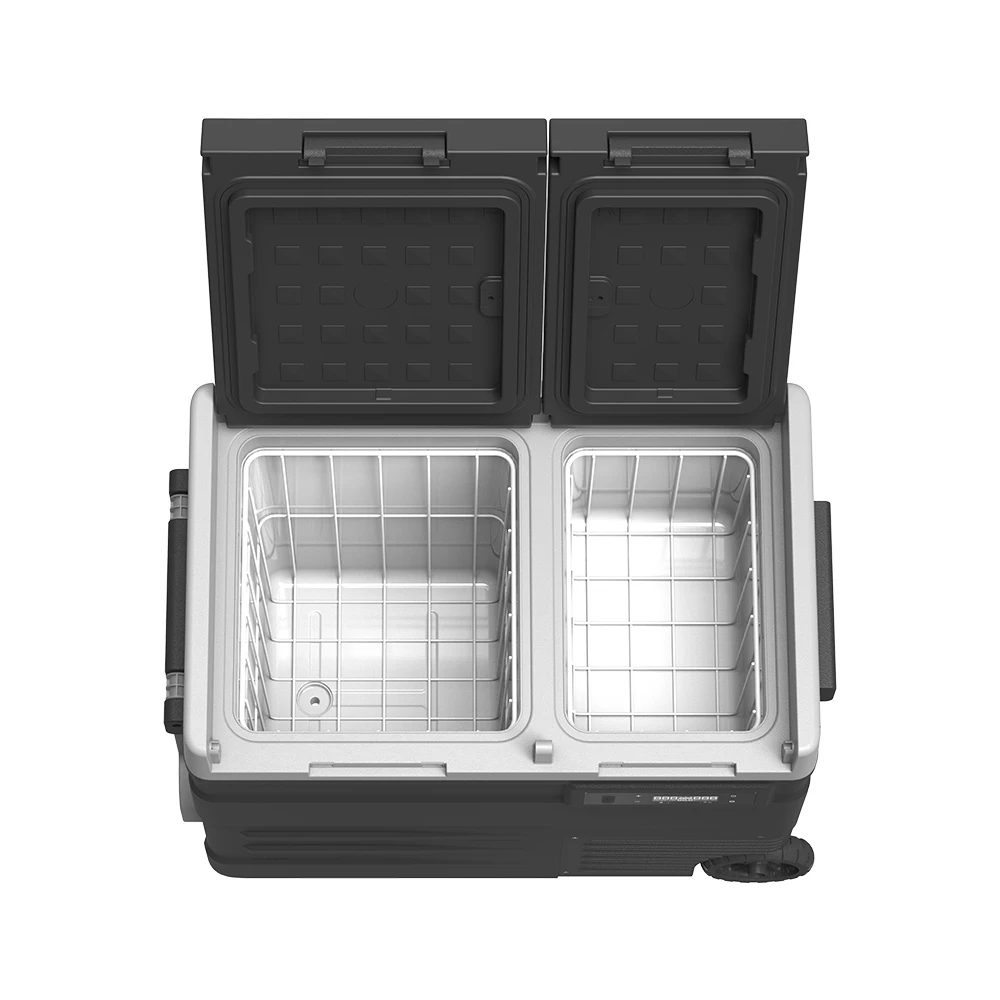 UD65E Alpicool car fridge dual zone Portable compressor Refrigerator for Car electric portable cooler 12v camping car freezer