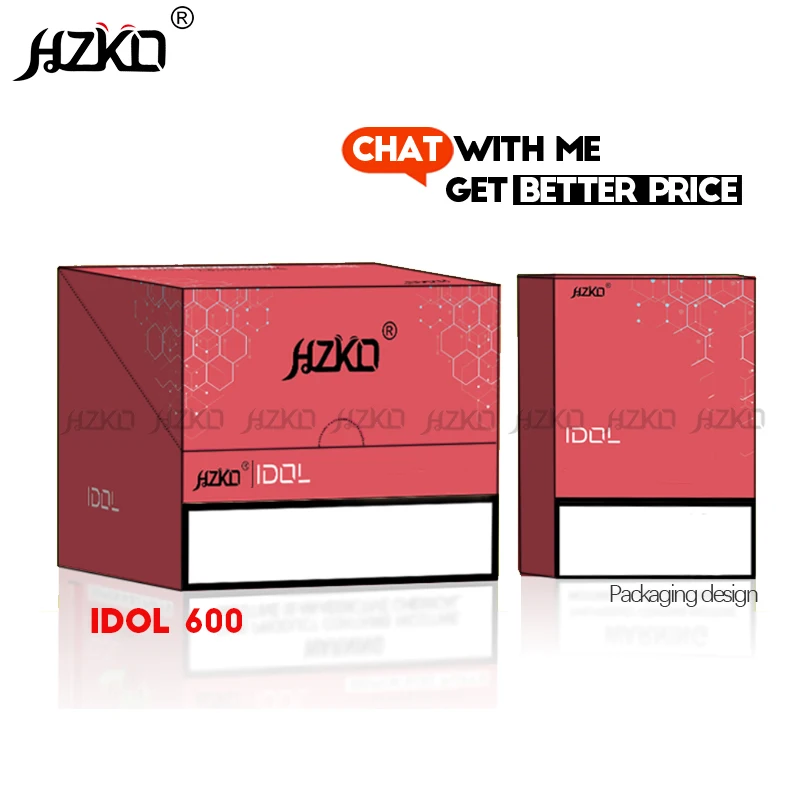 100% оригинальная упаковочная коробка HZKO IDOL 600F 22 разных цветов в Австралии, бестселлер в наличии VS CUVIE PLUS IDOL MAX