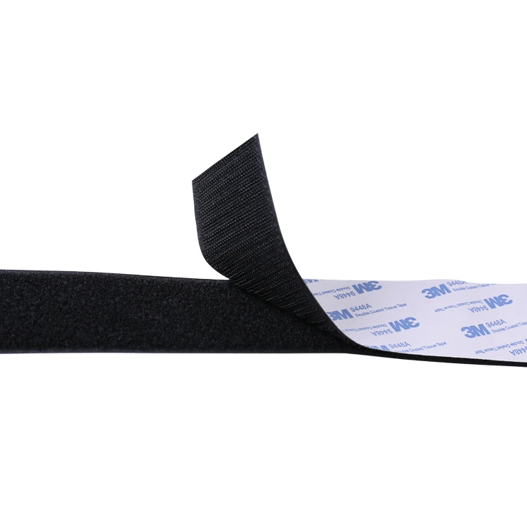 Nylon Polyester Fastener Hook and Loop Velcroes Tape Self Adhesive Heavy Duty buckle acrylic Mesh 3M Glue Special Customization