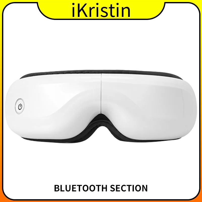 Smart Portable 2022 Electric Rechargeable Wireless Eye Massager Facial Vibration With Warm Care Magnetic Therapy Eye Massager