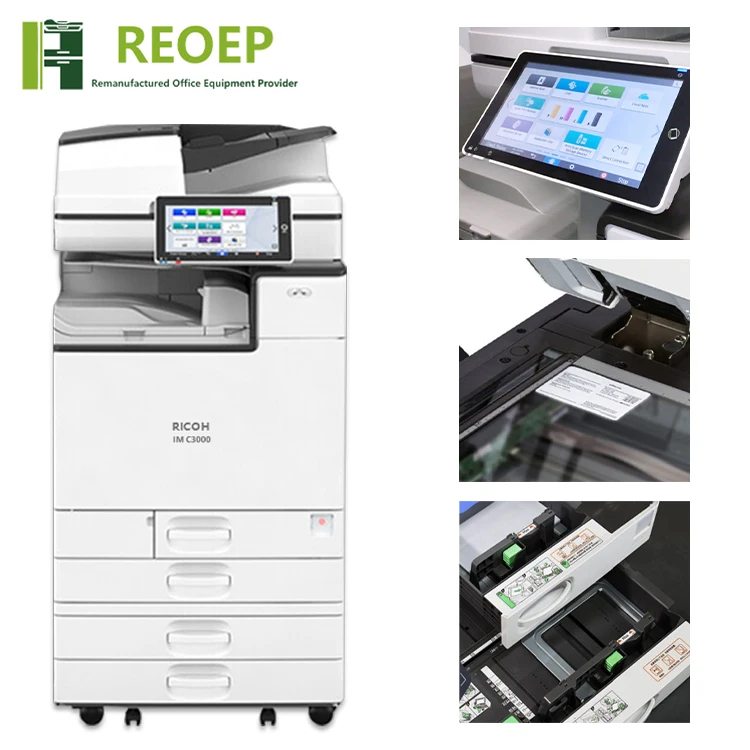 REOEP A4 A3 Colored All-in-one Printers Copiers Print Machine IMC 2500 3000 3500 4500 5500 6000 for Office