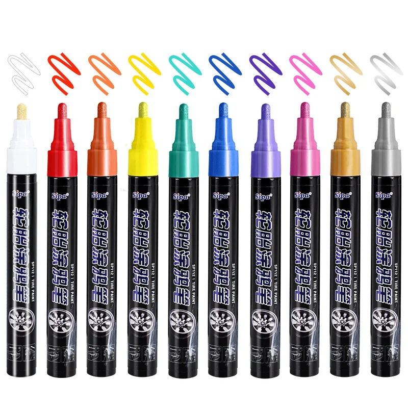 SP112 Tyre Pen Permanent Waterproof Ink for Car Vehicle Motorcycle Tyre Tire Marker