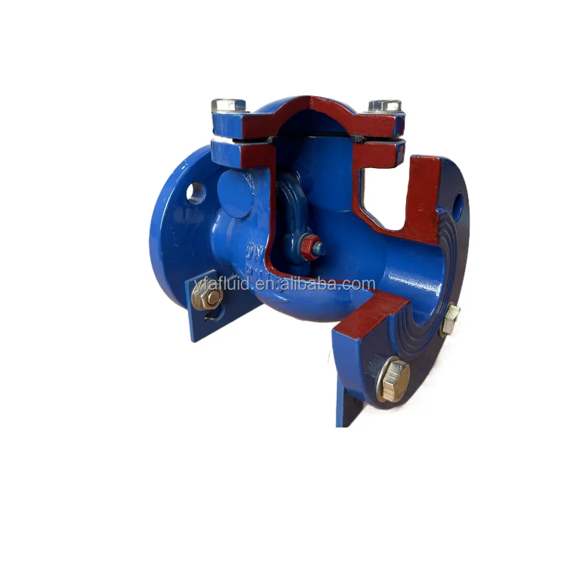 Factory Direct Supply Ductile Iron Body Soft/Hard  Seal Swing Check Valve Flange Connection