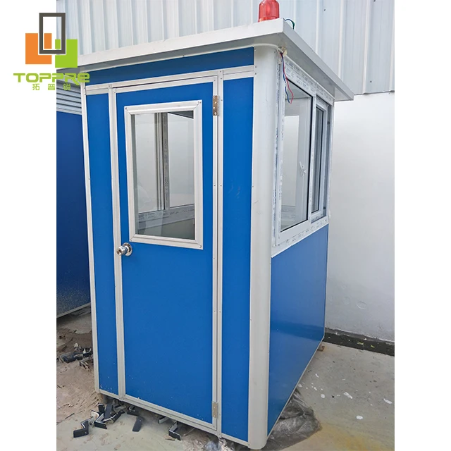 Fast Easy Easily Assembled and Movable Security Booth Tiny Office Cabin Entrance Gate Booth portable guard room