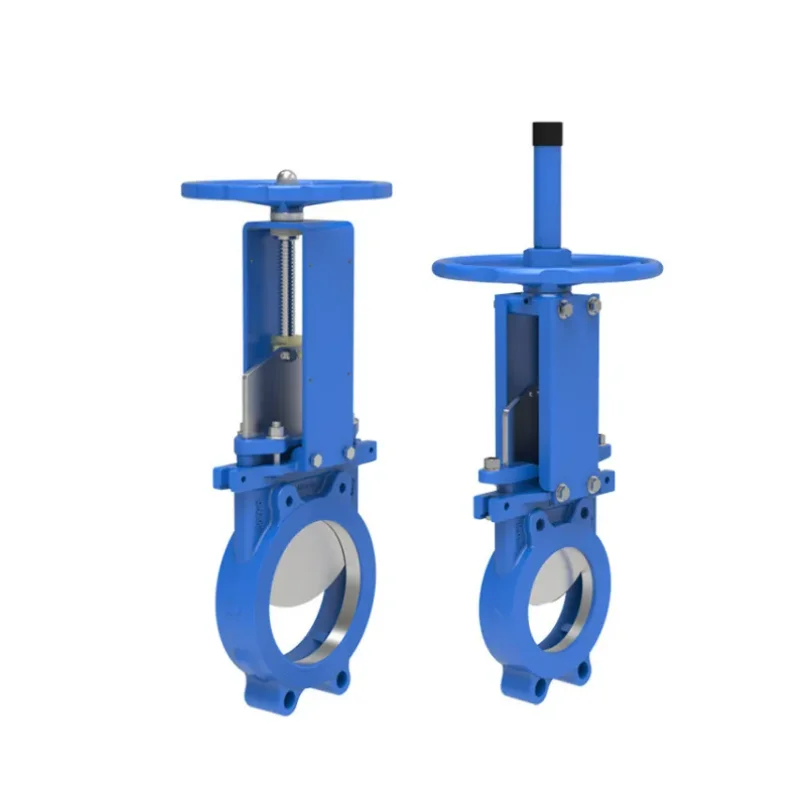 Manual Stainless Steel Knife Gate Valve Grade 150 Manual Plug Valve 304 Lug Type Slurry Valve