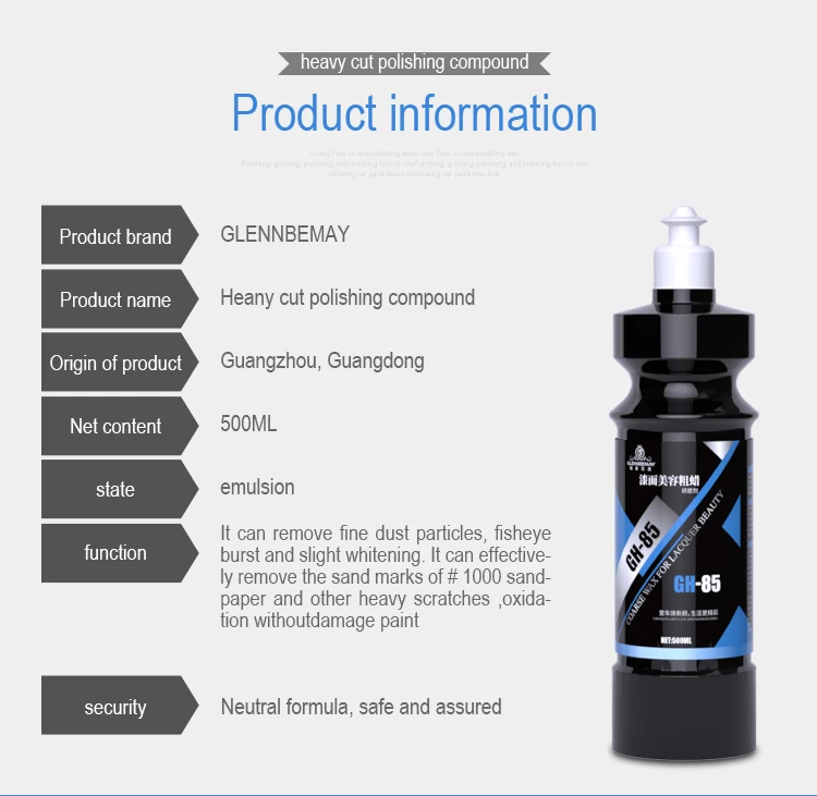 fantastic xml Car Polishing Compound Auto Paint Polishing Car Wax to Remove Stains Car Care and Cleaning Marks