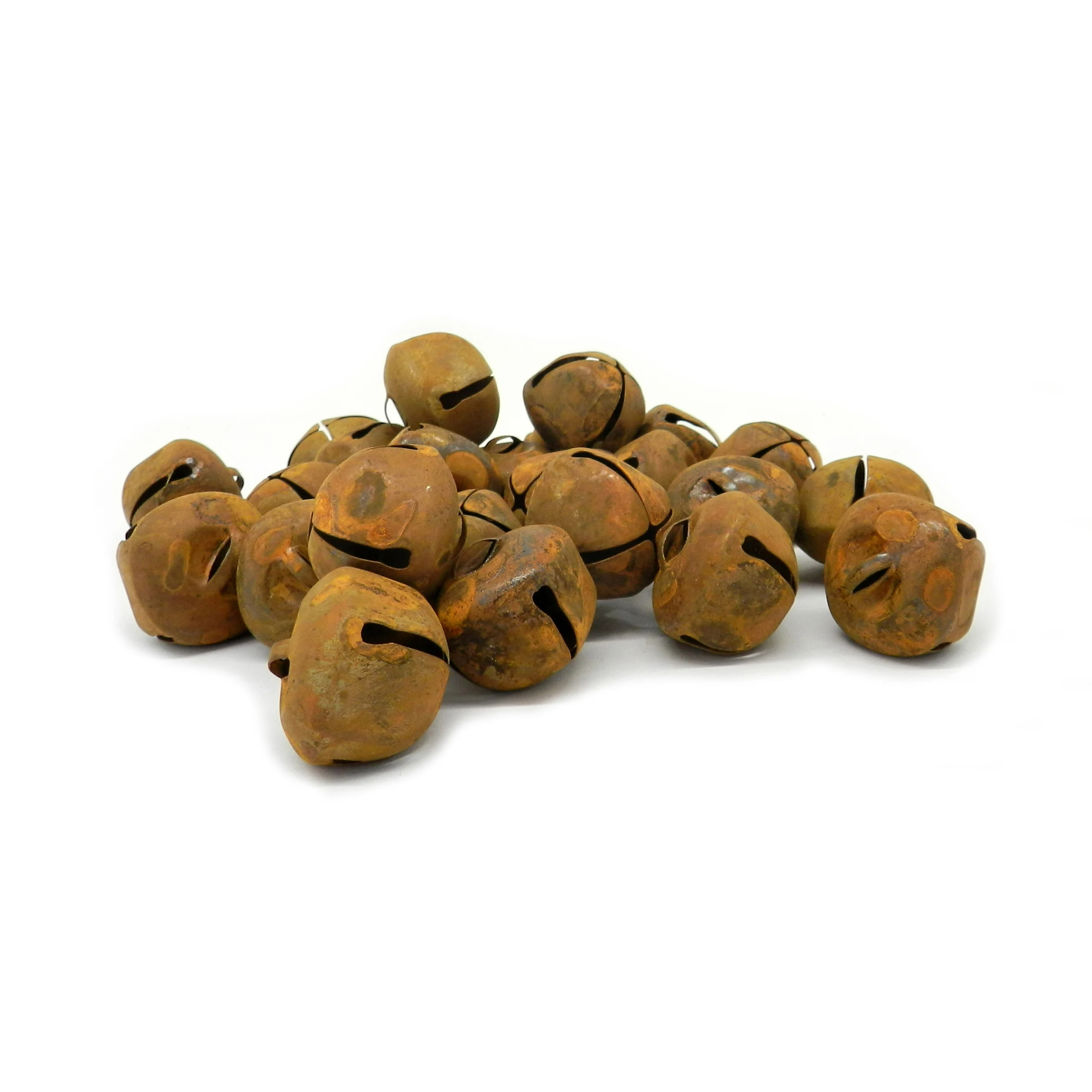 
Country Primitive Craft Rusty Tin Jingle Bells for Crafting, Designing and Decorating, 1-3/16 Inch, Packages of 24. 