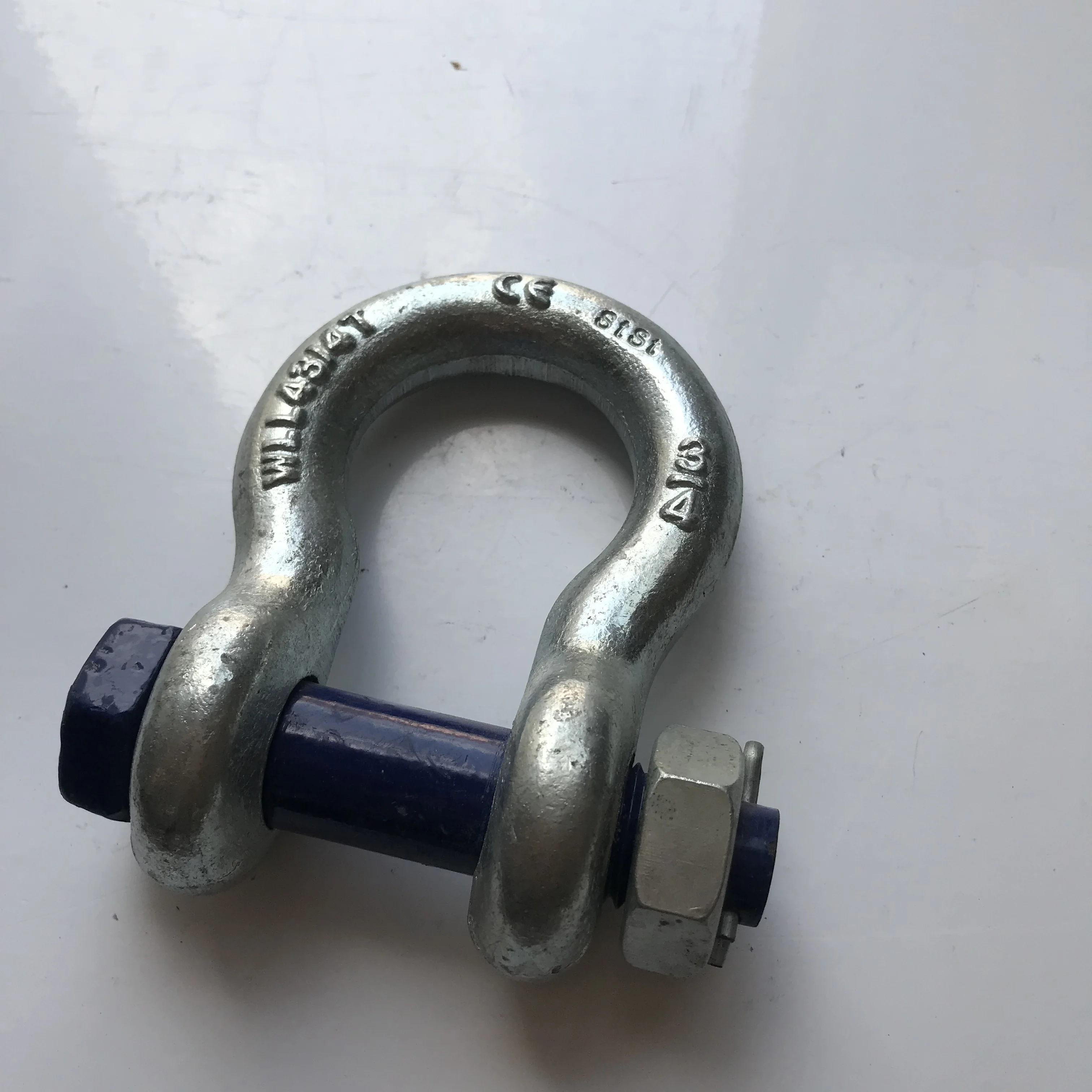 Made In China Us Type Galvanised Carbon Steel G2130 Bow Shackle