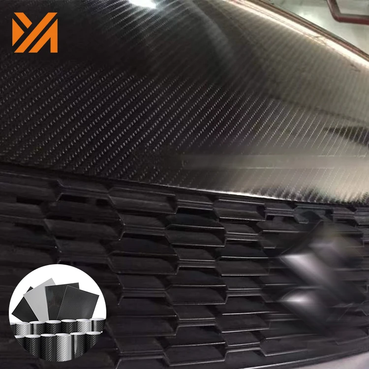 1.52x18 Yard Roll PVC Material Black Car Wrapping Carbon Fiber Vinyl Sticker