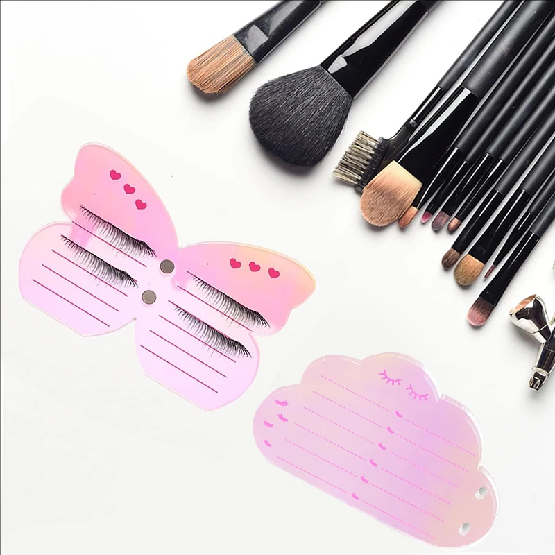 Wholesale Acrylic Hello Kitty Lash Tile For Lash Extension Holder Custom Halloween Magnetic Palette Eyelash Tile Lash Pallet