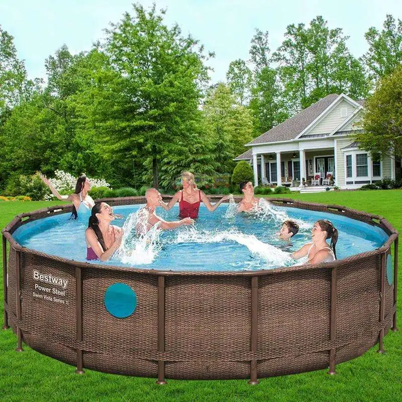 bestway 56725 outdoor swimming pool size 488*122cm round pool with best price