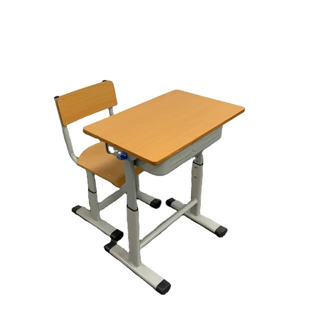 
Excellent Commercial MDF Metal Education Furniture Equipment Study Desks and Chairs Set Student School Classroom Meeting Room 