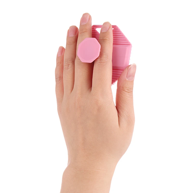 Cosmetic Tool Manual Massager Face Exfoliate Black Pore Cleaner Waterproof Silicone Face Scrubber Facial Cleansing Brush