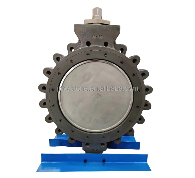 Metal to metal Seat Seal Big size Lug Type SS eccentric Butterfly Valve