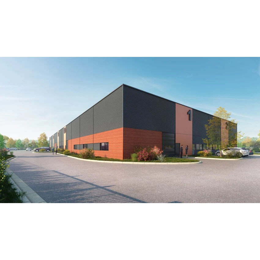 Китайский дешевый завод в современном стиле цех сборная стальная конструкция склады производство