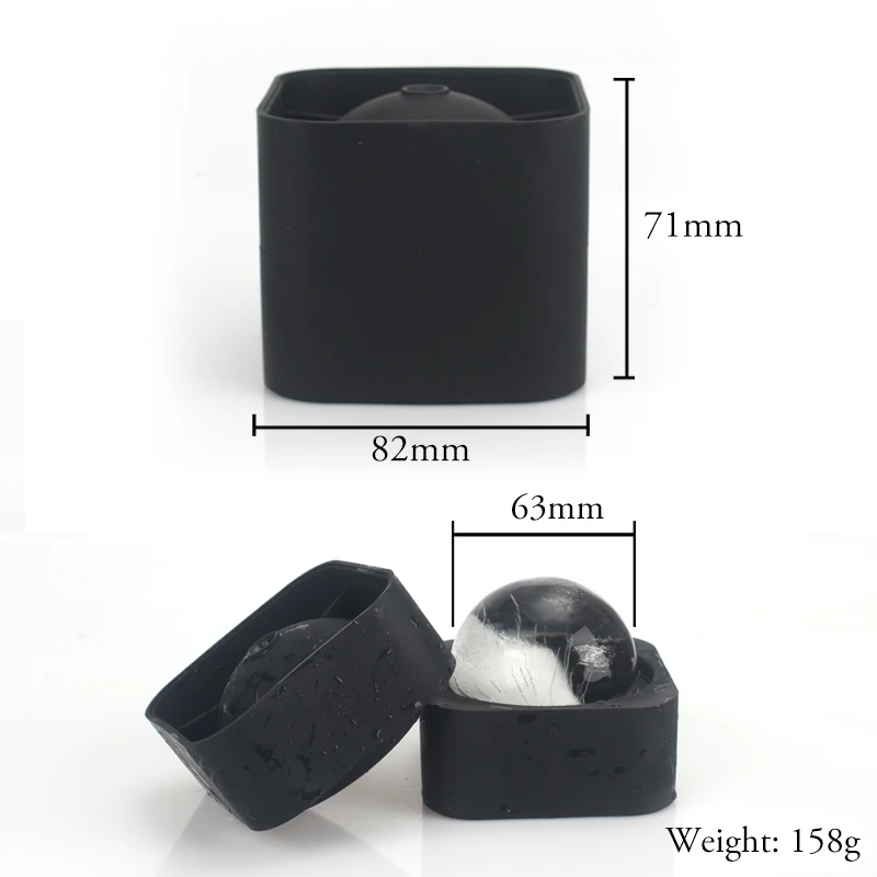 Hot Sale Stackable Mold Save Space Silicone Ice Ball Maker Mould