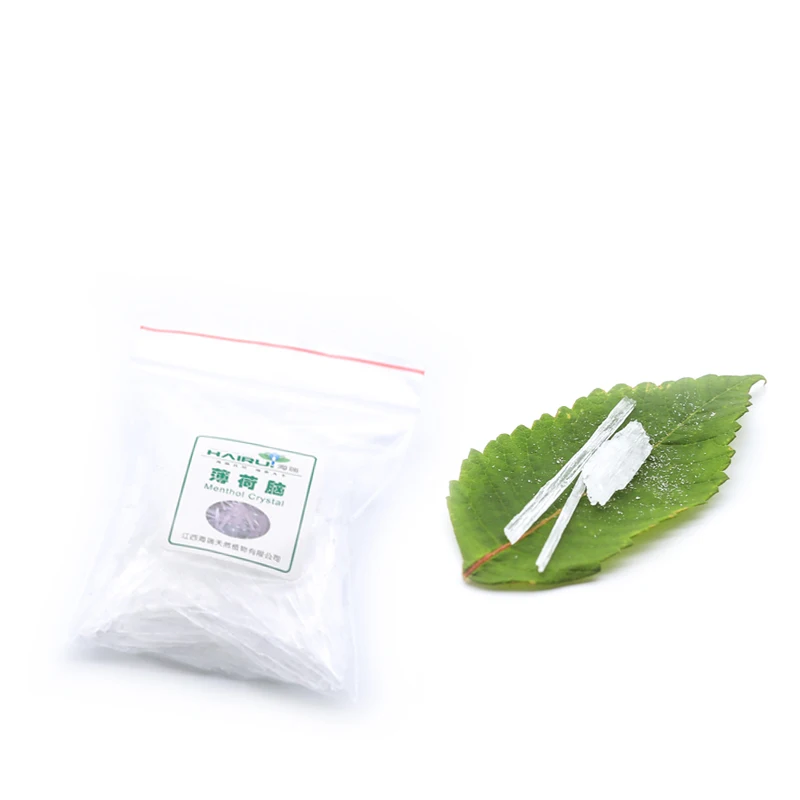 Private label free sample wholesale high quality 100% pure natural menthol crystal