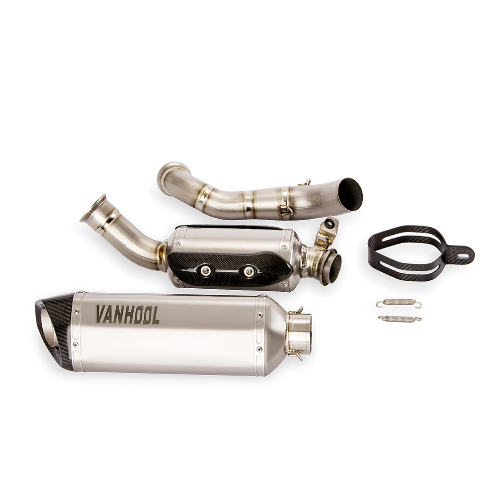 Выхлопная труба для мотоцикла KTM 690 Duke из титанового сплава, передняя средняя Соединительная труба, катализатор удаления Hus 701 Svartpilen 2019 2020