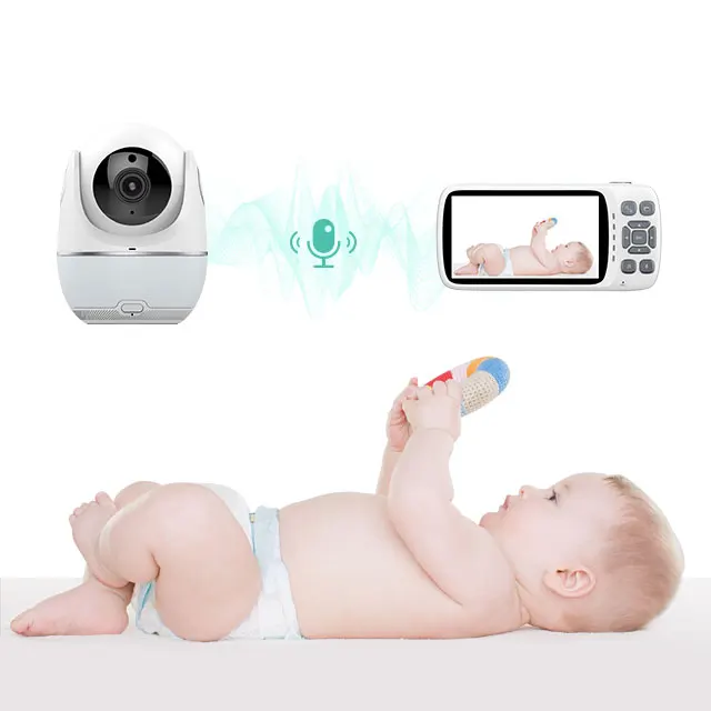 Hdking беспроводной Wi-Fi 75 градусов объектив 5 дюймов плач Обнаружение звука в помещении мониторинг детских мониторов