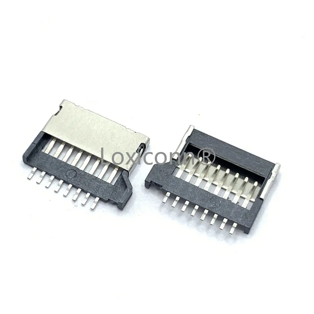 Smart card connect TF slot SMT 1.5H simple Pcb board TF card connector
