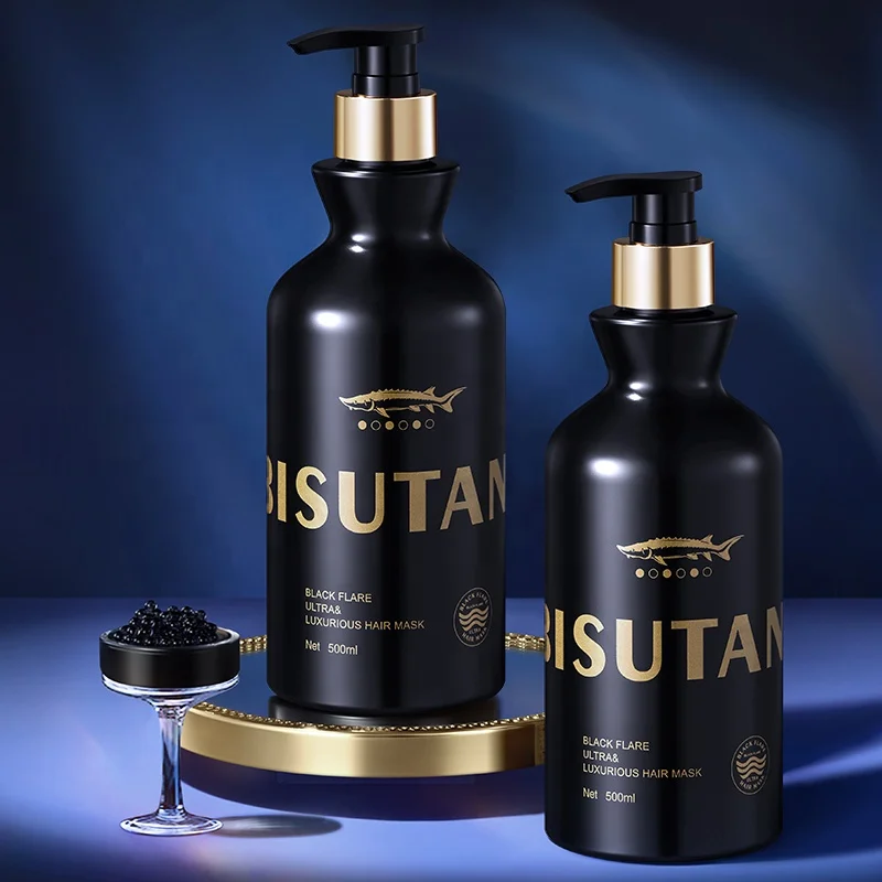 BISUTANG 500ml Caviar Hair Mask Repair Improvement Dry Frizz Hydrating Smoothing Conditioner Hair Treatment Cream