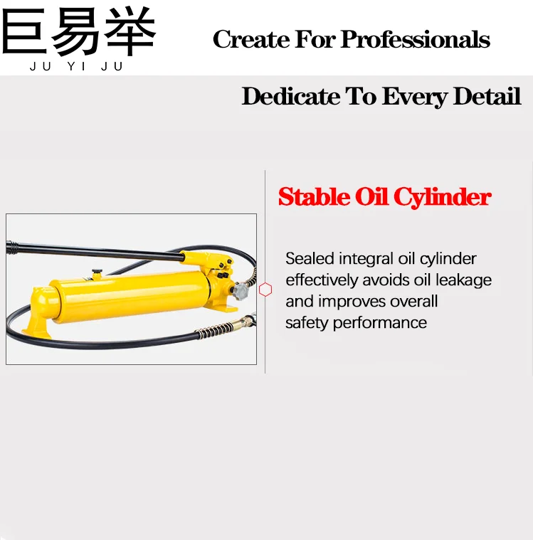 CP-700A Manual Hydraulic Pump Portable Ultra High Pressure Safty And Effective Single Acting Hydraulic Hand Pump