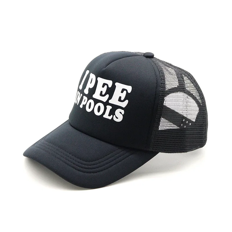 Custom Embroidered Mesh Trucker Cap Personalized Snapback 5 Panel Hat for Truck Drivers