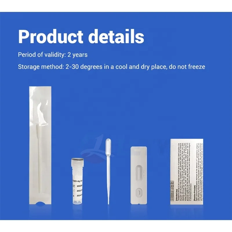 Veterinary lab quick detect Rabies Ag Rapid Test Kit Fcv Gia Fpv Test Dog Giardia Rapid Test Fcv for pet cat and dog