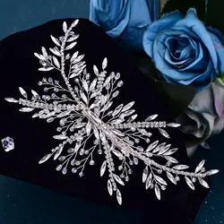 Обтягивающая шпилька для невесты в европейском и американском стиле, свадебное платье с кристаллами и жемчужинами и стразами, с украшениями