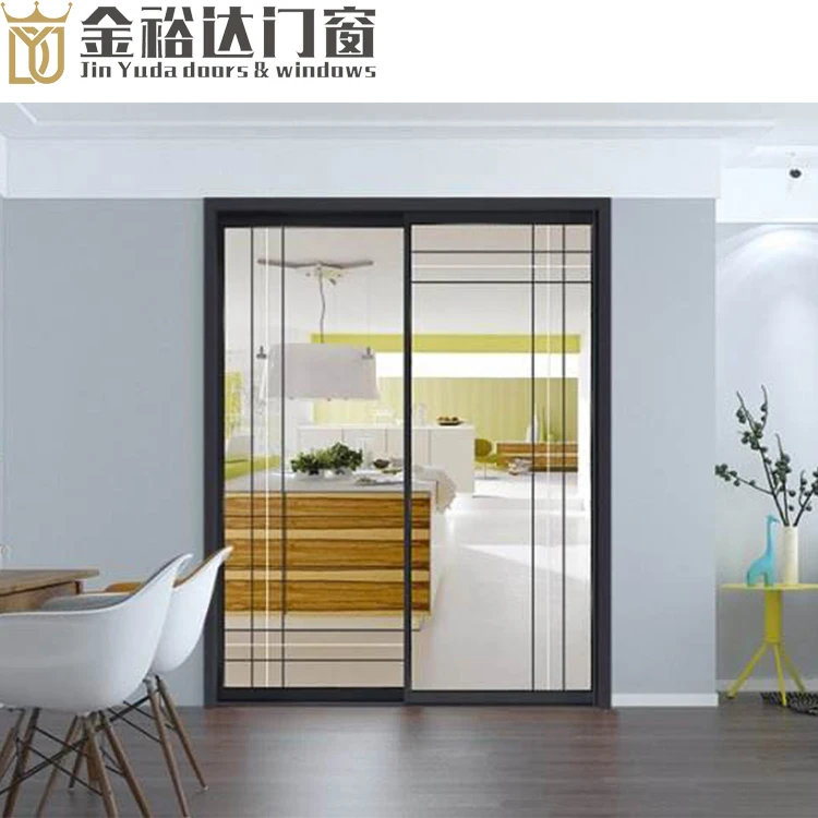 Custom panorama aluminium sliding door extremely narrow thin sitting room balcony office partition door