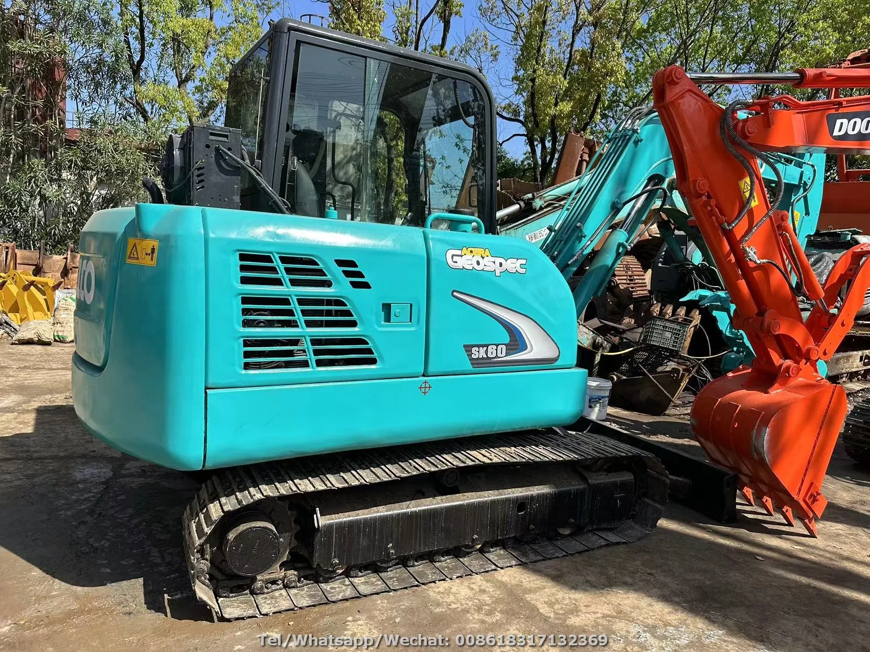 Используется японский бренд Kobelco SK60 SK60-8 6-тонный мини-экскаватор по низкой цене SK140 SK200 SK220 землеройный экскаватор