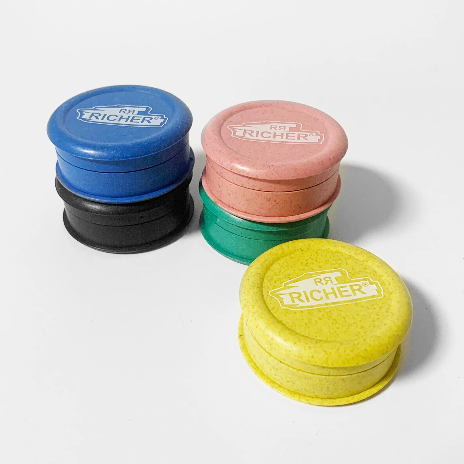 Новый пластиковый биоразлагаемый измельчитель для растений табака с логотипом на заказ