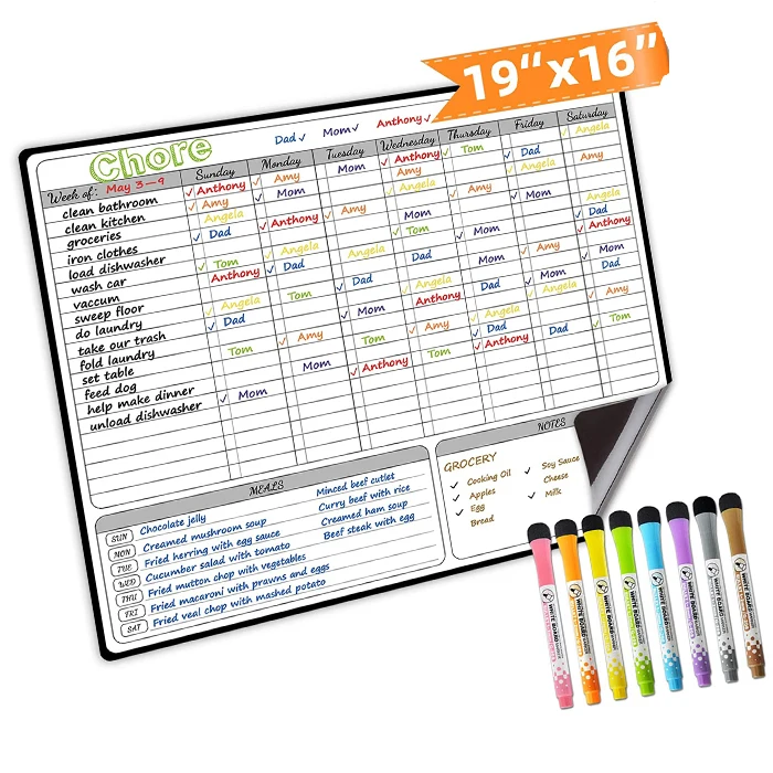 Guaranteed Quality Mini Custom Size Digital Writing Weekly Calendar Planner Magnetic Whiteboard
