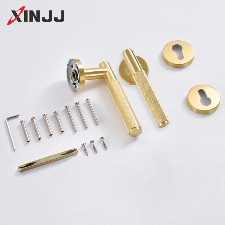 Luxury American Stainless Steel Pull Rod Bathroom Cabinet Handle Furniture Brass Door Handle And Knobs