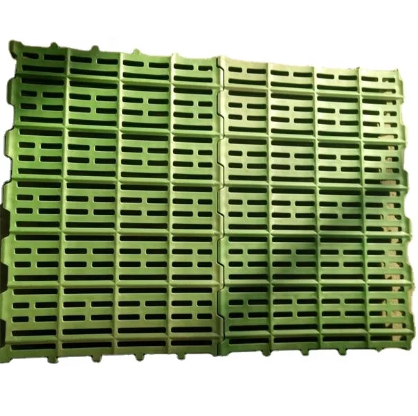 400*600mm Green PP Sow Plastic Slat Floor Pig Dung Leakage Plate Swine Manure Draining Grid Mat Piggy Fecal Removal Mesh Ground