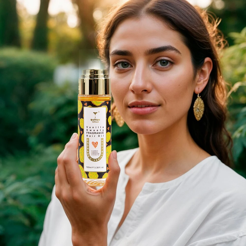 Hair care manufacturer nourishing fragrance perfume repairing shea butter hair oil