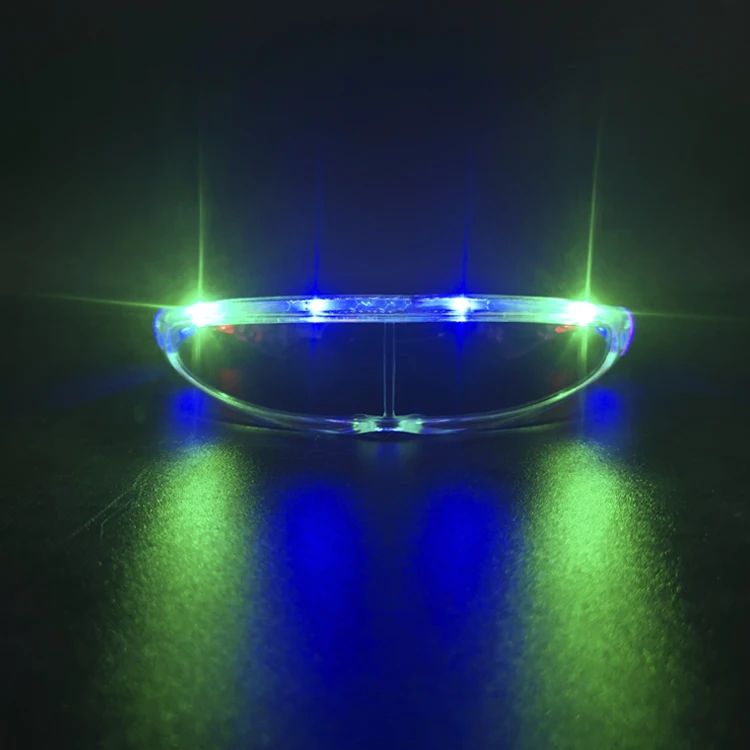 Futuristic LED Sunglasses party glasses glow in the dark