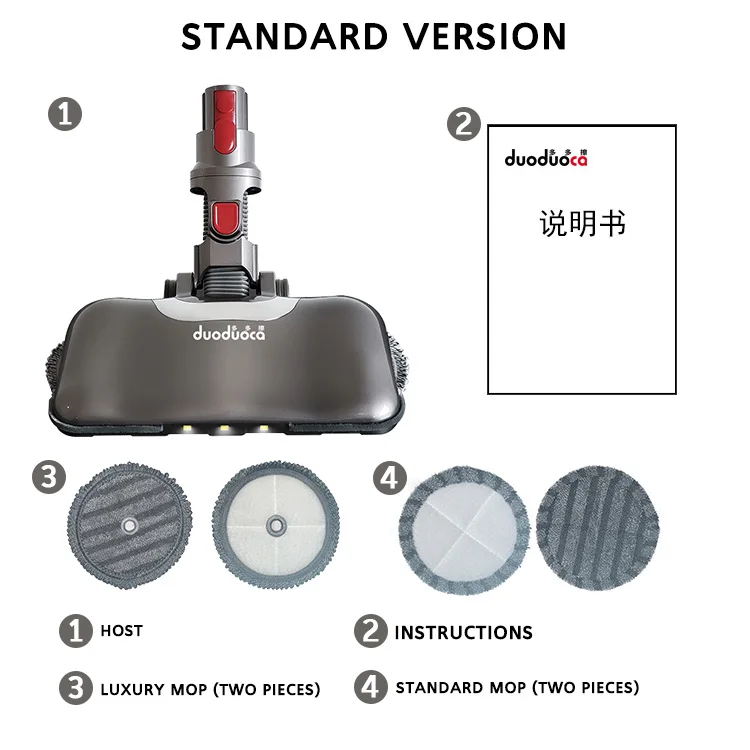 High Efficiency Dry and Wet Mop Head Vacuum Cleaners Spare Vacuum Cleaner Parts for Vacuum Cleaner Accessories Home Appliance S9