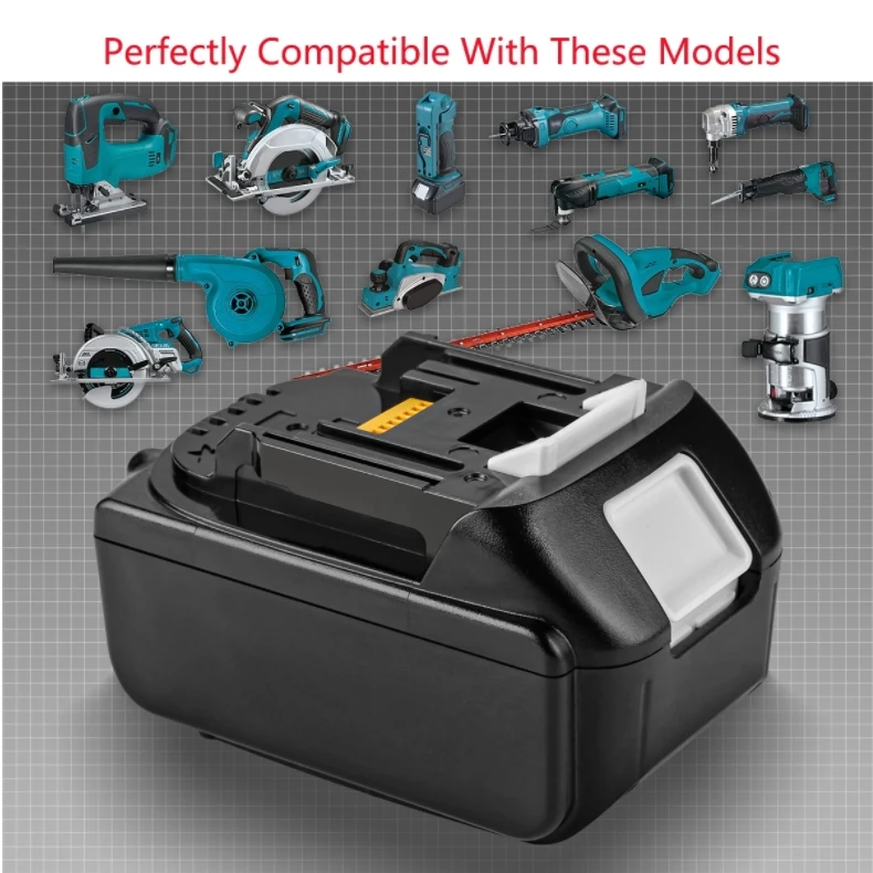 BL1860 Rechargeable Battery 18 V 6000mAh Power Tool Lithium Ion Battery For Makita