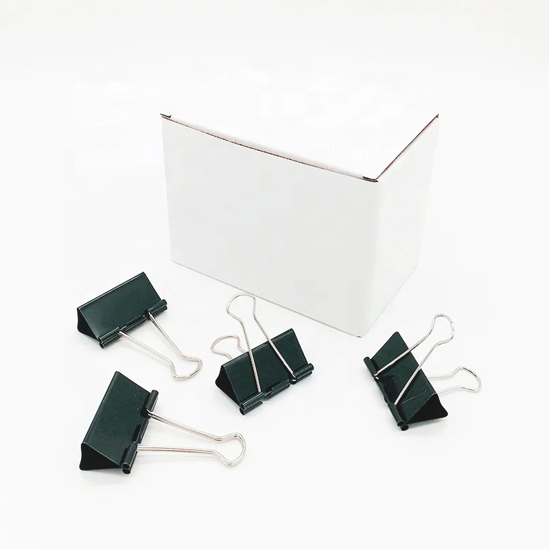 High Quality Extra Large Binder Clips 2 Inch for Office (24Pcs) Popular Black Color